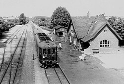 Vangede station in 1953