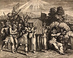 Robert Hecquet, Israelites led by Joshua Crossing the Jordan River