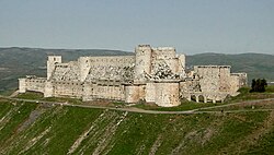 Krak des Chevaliers, Syria. UNESCO World Heritage Site