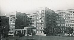The EUCOM headquarters in the IG Farben Building, Frankfurt, 1952