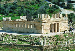 View of Qasr al-Abd, a 2nd century BC palace built by the Tobiads, and considered today to be among the best-preserved Hellenistic palaces.