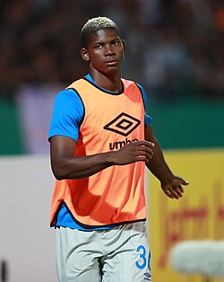 Embolo with Schalke 04 in August 2018