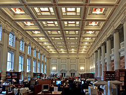 The library reading room.