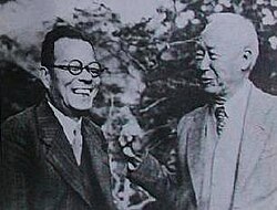 Kim with Syngman Rhee, 1951