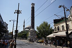 Divan Yolu street and the Column of Constantine