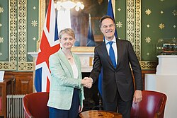 Cooper with NATO Secretary General Mark Rutte in June 2026.