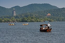 View of the West Lake in Hangzhou