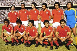 Tunisia at the 1978 FIFA World Cup qualification against Egypt.