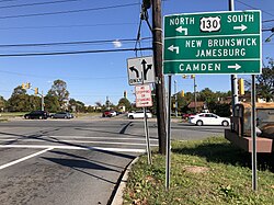 U.S. Route 130 is a major commercial and light-industrial highway in Cranbury.[22]