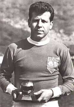 Josef Masopust won the Ballon d'Or for his performance in the Czechoslovakia side which reached the 1962 FIFA World Cup Final
