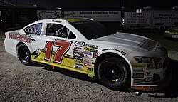 A composite-body Ford Fusion driven by Ty Majeski in 2016.