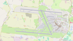 Map of Dublin Airport (with runway 10L/28R)