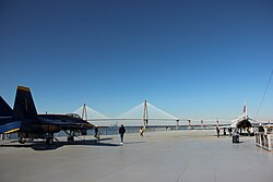 View atop USS Yorktown in 2025