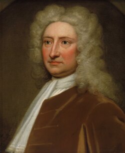 Portrait of Edmund Halley by Godfrey Kneller (before 1721)