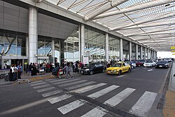 Façade of Terminal 3 at Cairo International Airport