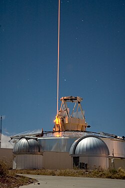 A 50 W FASOR, based on a Nd:YAG laser, used at the Starfire Optical Range