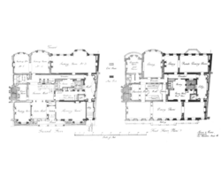 Floor plans of the clubhouse