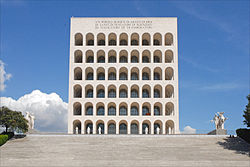 The Palazzo della Civiltà Italiana in EUR district