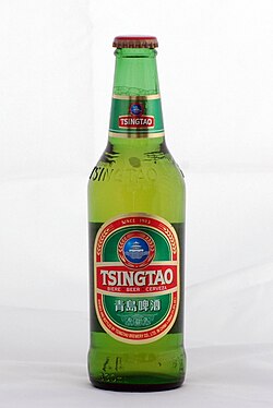 Qingdao-based Tsingtao beer, China's second-largest domestic brand and its largest export brand.
