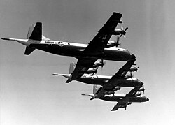 VP-8 P-3As in the original blue/white colours.