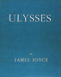 Front cover of James Joyce's Ulysses (1922)