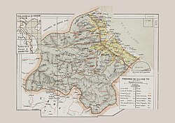 Map of Quang Tri province in 1909
