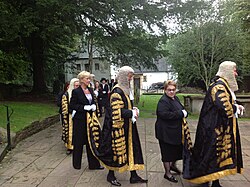Lords Justices of Appeal, full ceremonial dress, 2013