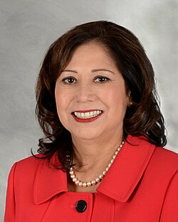 Hilda Solis of California was the first Hispanic woman to serve in the U.S. Cabinet, as Secretary of Labor (2009–13).