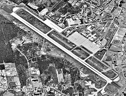 Aerial view of Bangor International Airport