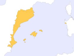 Areas of Catalan language