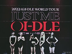 (G)I-dle at Showcenter Complex, Monterrey, Mexico on August 14, 2022
