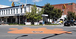 Toomer's Corner in downtown Auburn.