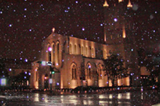 Trinity Church in Houston Christmas Eve 2004