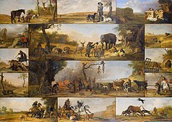 Punishment of a Hunter (c. 1647) by Paulus Potter