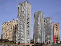 The Red Road Flats in Springburn were demolished in October 2015.