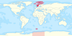 Norway's claimed economic zones