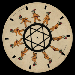 Animated GIF of Prof. Stampfer's Stroboscopische Scheibe No. X (Trentsensky & Vieweg 1833)