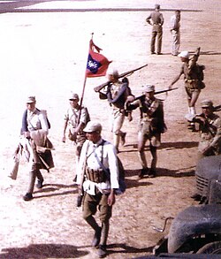 Soldiers of the National Revolutionary Army associated with Nationalist China, during the Second Sino-Japanese War