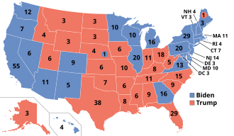 Results for the 2020 United States presidential election