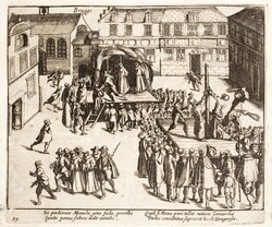 Execution by fire and torture of five homosexual Franciscan friars, Bruges, 26 July 1578