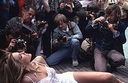 Stars posing for photographers are a part of Cannes folklore