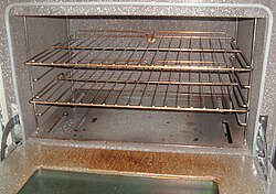 Interior of a modern home oven