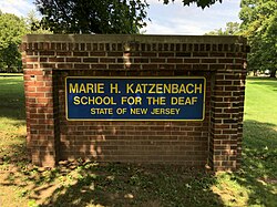Marie H. Katzenbach School for the Deaf entrance
