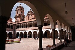 Old campus of the university San Antonio Abad in Cusco, Peru.