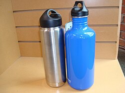 Metal water bottles