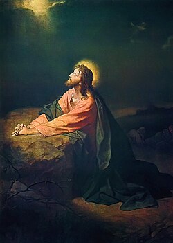 Heinrich Hofmann, Christ in Gethsemane, 1886