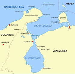 Maracaibo, Cabimas, Ciudad Ojeda and Gibraltar