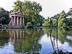 The Temple of Aesculapius, in the Villa Borghese gardens