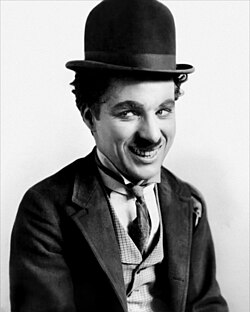 Chaplin in the role of the tramp (1915)