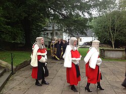 High Court Judges in full ceremonial dress, 2013